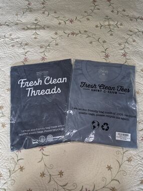 Men's Short Sleeve Selling As A 2pack- 1 Navy 1 Lighter Blue Size 3XLT